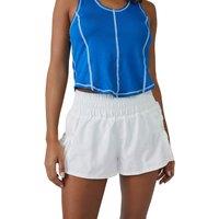 FP Movement Get Your Flirt On High Waisted Gym Shorts White