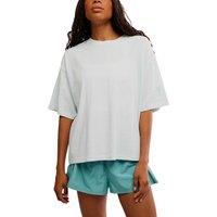 FP Movement Tackle Pure Cotton Oversized T-Shirt Pale Blue