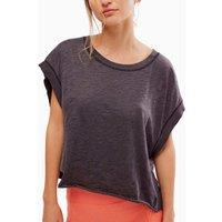 FP Movement My Time Cotton Rich Open Back T-Shirt Black