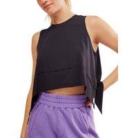 FP Movement Tempo Crew Neck Relaxed Crop Vest Top Black