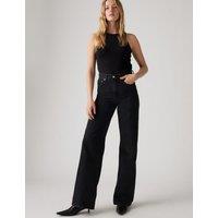Levi's Ribcage Wide Leg Jeans Black