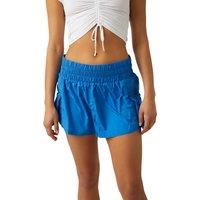 FP Movement Get Your Flirt On High Waisted Gym Shorts Cobalt