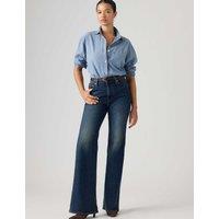 Levi's Ribcage Flare Jeans Dark Blue
