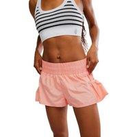 FP Movement Get Your Flirt On High Waisted Gym Shorts Blush
