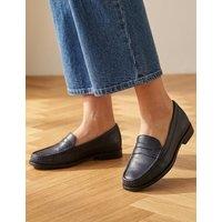 Jones Bootmaker Suede Loafers Navy