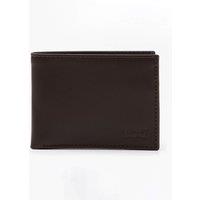 Levi's Leather Bi-fold Wallet Brown