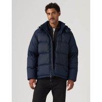 Levi's Regular Fit Padded Hooded Puffer Jacket Navy
