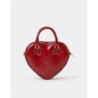 ACCESSORIZE Faux Leather Cross Body Bag Red