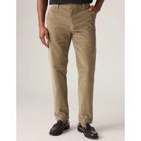 Levi's Tapered Fit Corduroy Chino Trousers Natural