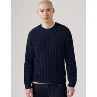 Levi's Presidio Pure Cotton Crew Neck Jumper Dark Navy