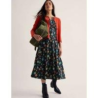 Seasalt Cornwall Merino Wool Rich Crew Neck Cardigan Orange