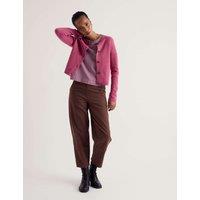 Seasalt Cornwall Merino Wool Rich Crew Neck Cardigan Pink