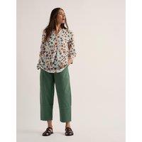 Seasalt Cornwall Pure Cotton Floral V-Neck Tunic White Mix