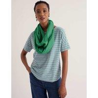 Seasalt Cornwall Pure Wool Circle Scarf Green