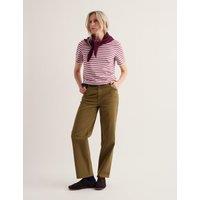 Seasalt Cornwall Pure Cotton Striped T-Shirt Pink Mix