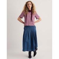 Seasalt Cornwall Pure Cotton Relaxed T-Shirt Purple
