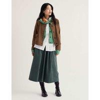 Seasalt Cornwall Pure Cotton Checked Utility Jacket Brown Mix