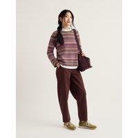 Seasalt Cornwall Pure Cotton Striped Crew Neck Jumper Multi