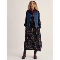Seasalt Cornwall Floral Midaxi Waisted Dress Multi