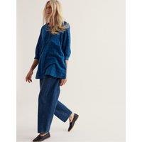 Seasalt Cornwall Cotton Rich Checked Tunic Navy