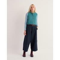 Seasalt Cornwall Merino Wool Rich Button Through Knitted Vest Blue