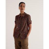 Seasalt Cornwall Lyocell Rich Ditsy Floral Fitted Shirt Multi