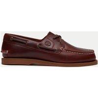 Timberland Classic 2-Eye Leather Boat Shoes Medium Purple