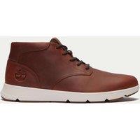 Timberland Parker Street Leather Trainers Brown