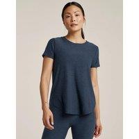 Beyond Yoga Featherweight On The Down Low T-Shirt Navy
