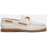 Timberland Classic 2-Eye Leather Boat Shoes White