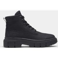 Timberland Greyfield Canvas Flat Ankle Boots Black