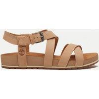 Timberland Malibu Waves Leather Gladiator Sandals Beige