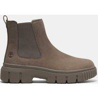 Timberland Greyfield Leather Chelsea Flatform Boots Light Brown