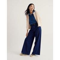 Seasalt Cornwall Merino Wool Rich Button Front Relaxed Cardigan Natural