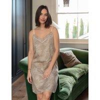 Cyberjammies Cotton Modal Printed Nightdress Beige Mix