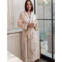 Cyberjammies Cotton Modal Printed Dressing Gown Cream Mix