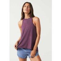 Lilybod Kendall Graphic Stripe Tank Top Plum