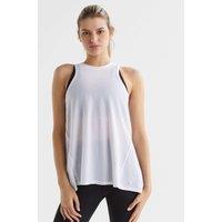 Lilybod Kendall Graphic Stripe Tank Top White