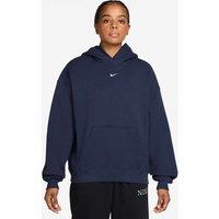 Nike Studio Fleece Oversized Hoodie Dark Navy