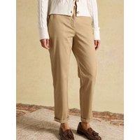 Joules Cotton Rich Slim Fit Chino Trousers Tan