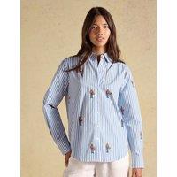 Joules Pure Cotton Striped Shirt Blue Mix
