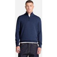 Timberland Williams River Quarter-Zip Sweatshirt Dark Navy