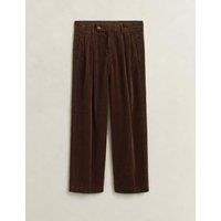 GANT Regular Fit Cotton Rich Corduroy Chinos Brown