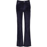 GANT Corduroy Mid Rise Flared Jeans Blue