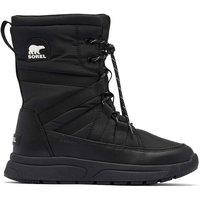 Sorel Leather Whitney Lace Up Waterproof Boots Black
