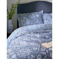 William Morris At Home 2 Pack Pure Cotton Frieze Double Bough Pillowcases Blue Mix