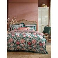 William Morris At Home Pure Cotton Cray Bedding Set Green Mix