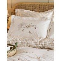 Sophie Allport Set of 2 Winter Scene Pillowcases Cream Mix