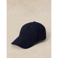 White Stuff Cord Baseball Cap Navy