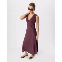 Whistles Polka Dot Midi Slip Dress Purple Mix